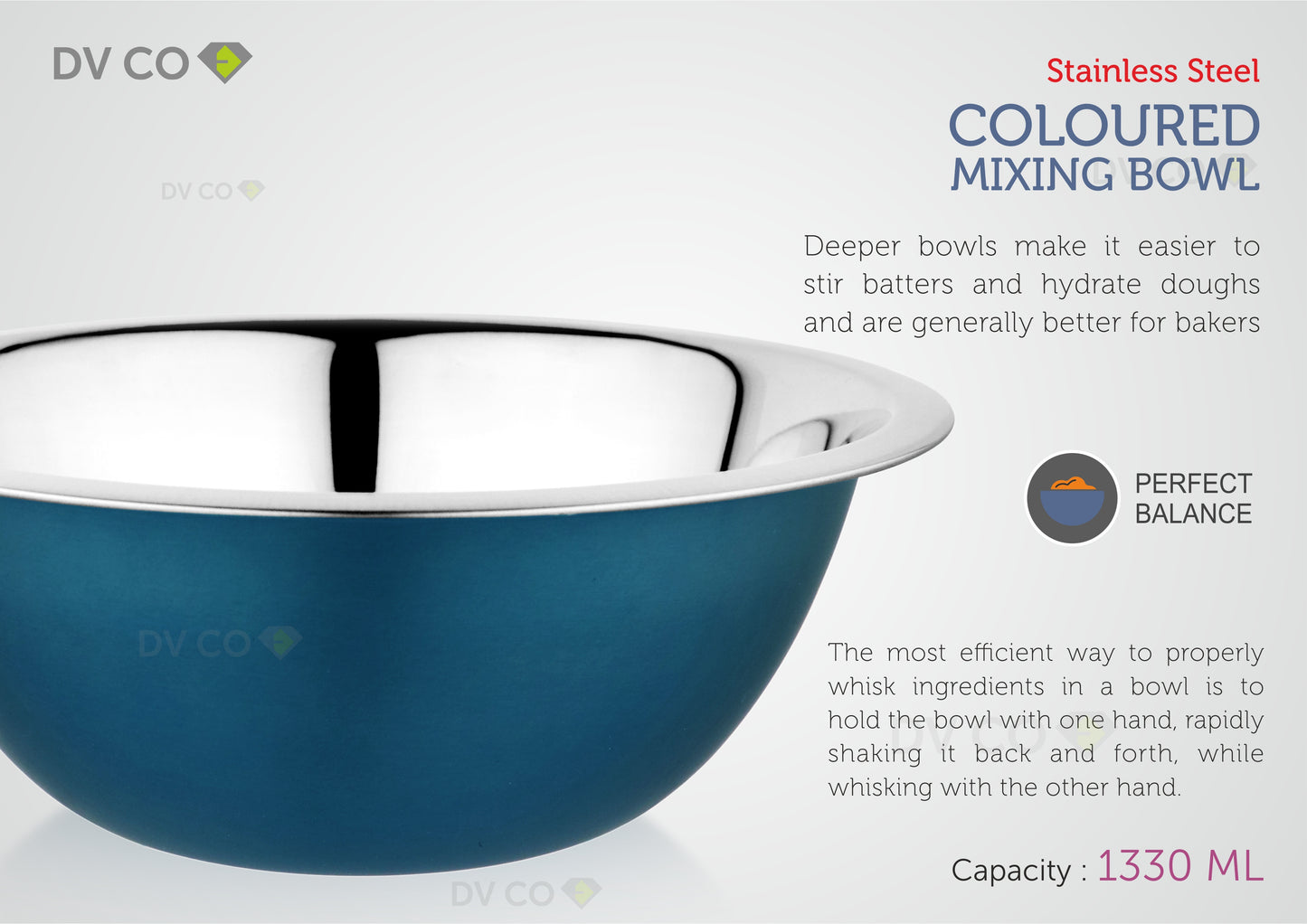 Kitchenware Mixing Bowl Blue Color