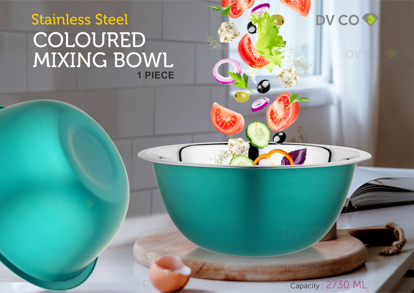 Kitchenware Mixing Bowl Green Color