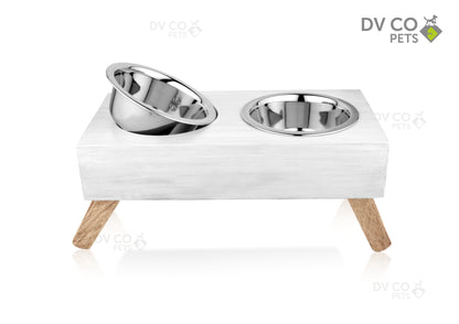 Pet Ware Wooden Double Dinner