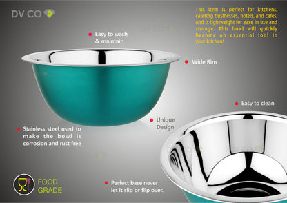 Kitchenware Mixing Green Color