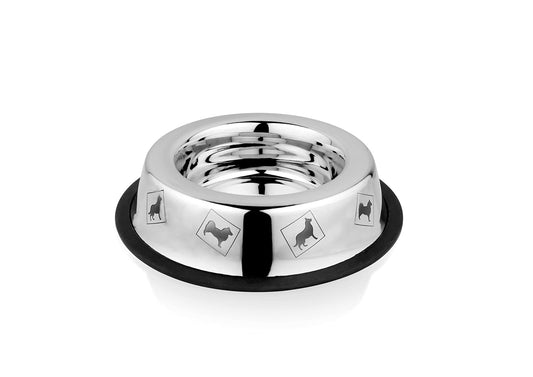 DV CO Stainless Steel Feeding Bowl for Pets | Water Bowl I Non-Toxic,Dishwasher Safe Pet Bowls for Dogs and Cats 16 OZ