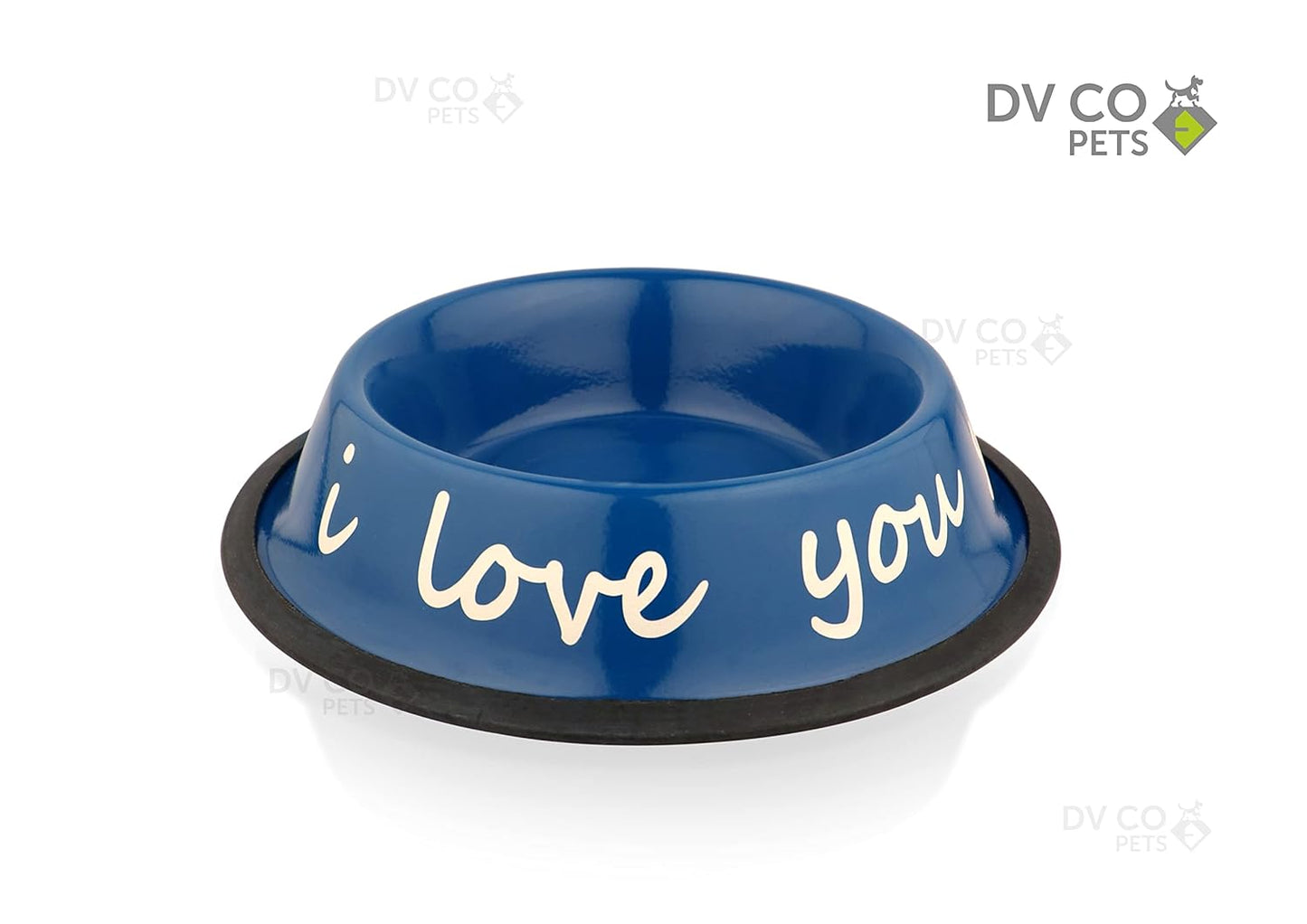 DV CO Stainless Steel Feeding Bowl for Pets | Water Bowl I Non-Toxic, Dishwasher Safe Pet Bowls for Dogs and Cats 24 OZ