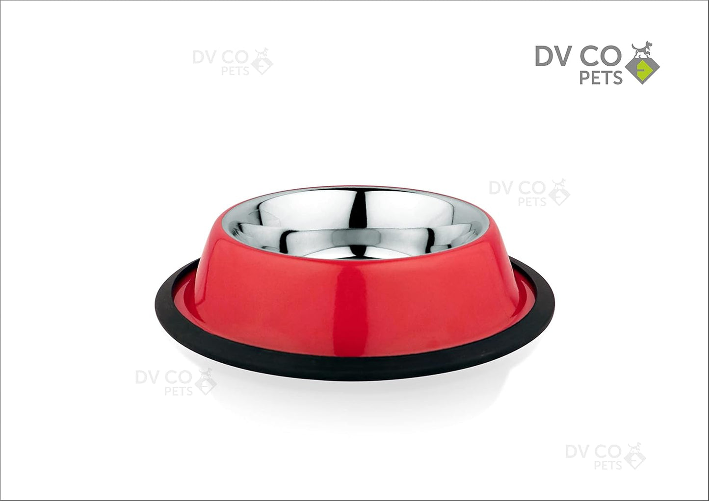 DV CO Stainless Steel Feeding Bowl for Pets | Water Bowl I Non-Toxic,Dishwasher Safe Pet Bowls for Dogs and Cats 16 OZ