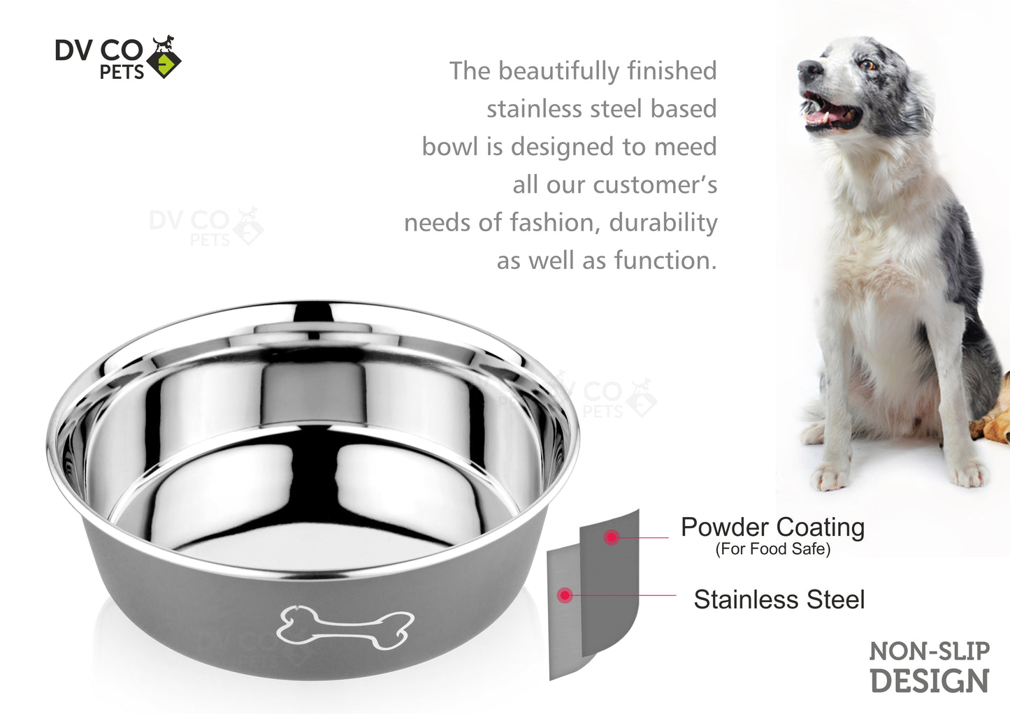 Pet Ware Heavy Dish Bowl With Color & Print