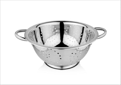 DV CO Stainless Steel Strainer, Colander, Sieves with Pudding and Handle