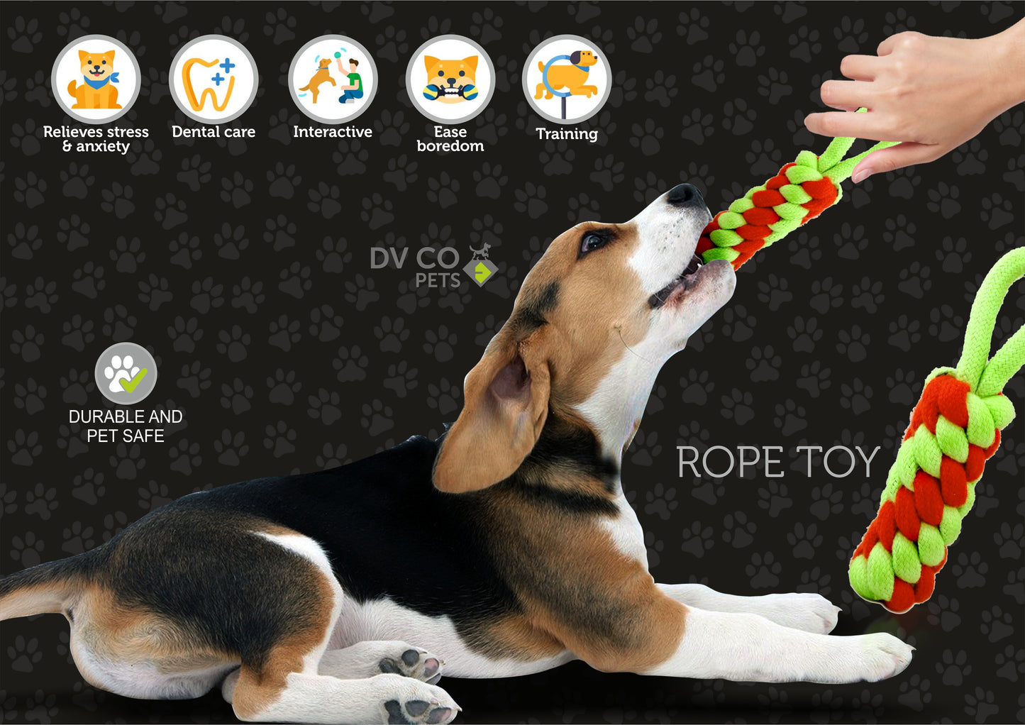 Dog Rope Chew Toys Set