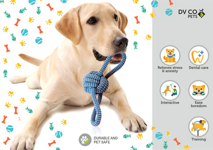 Dog Balls Rope Toy for Aggressive Chewers