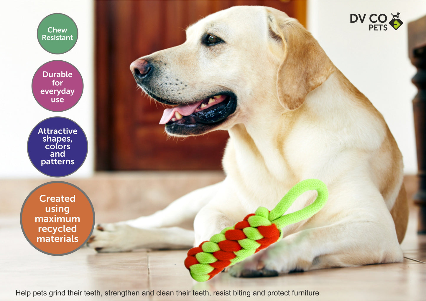 Dog Rope Chew Toys Set